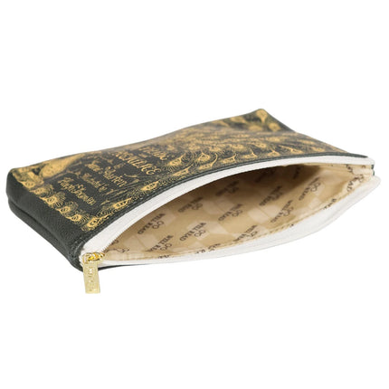 Pride and Prejudice Green Zipped Pouch