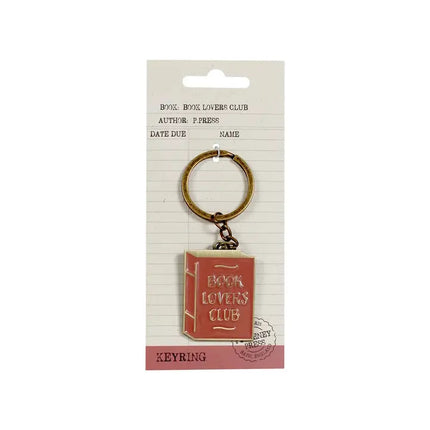 Pulteney Press Book Lovers Metal Keyring