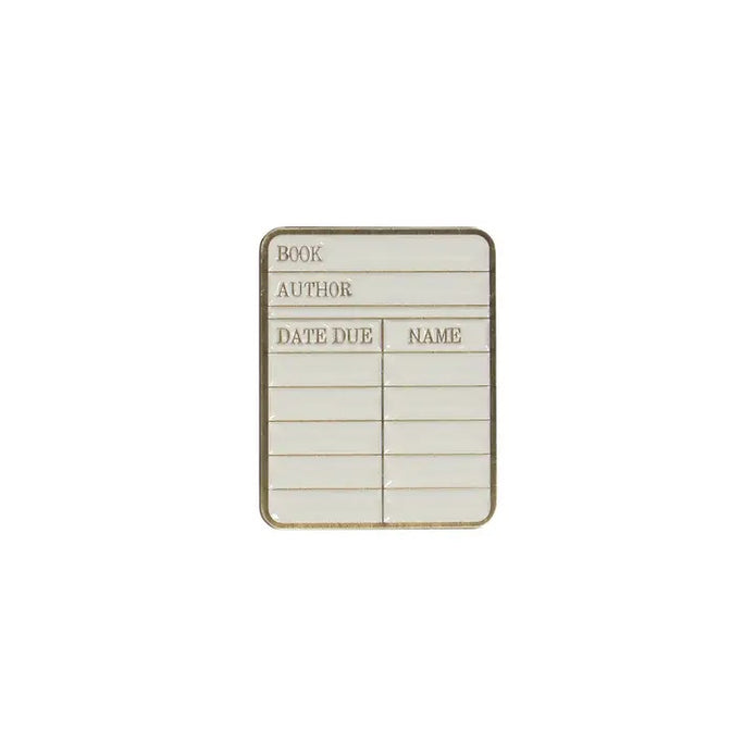 Pulteney Press Library Card Pin Badge