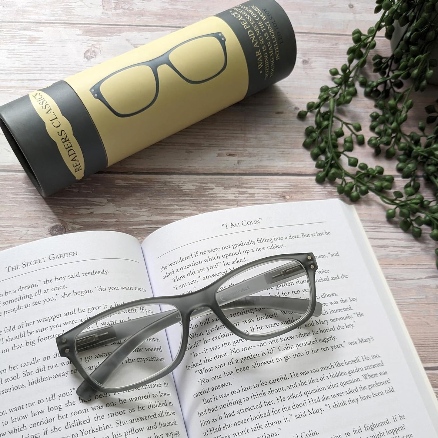 Readers Classics Reading Glasses - War and Peace Strength +1.50