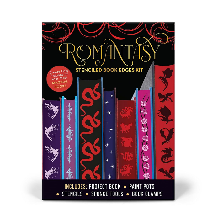 Romantasy Stenciled Book Edges Kit