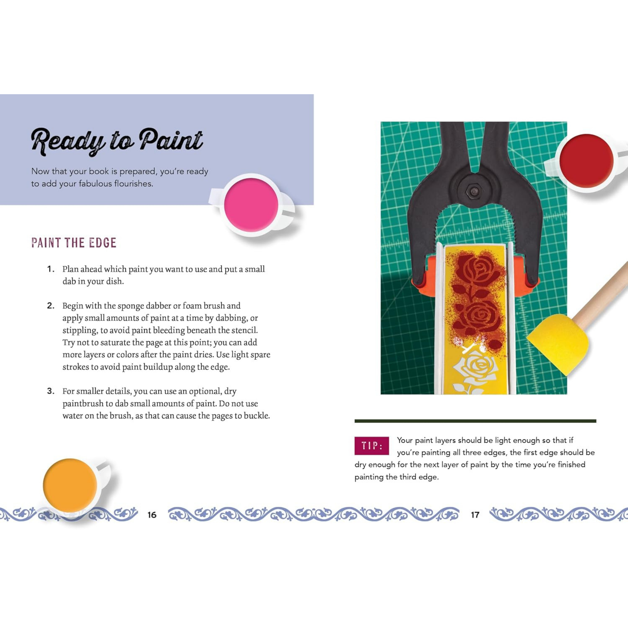 Romantasy Stenciled Book Edges Kit