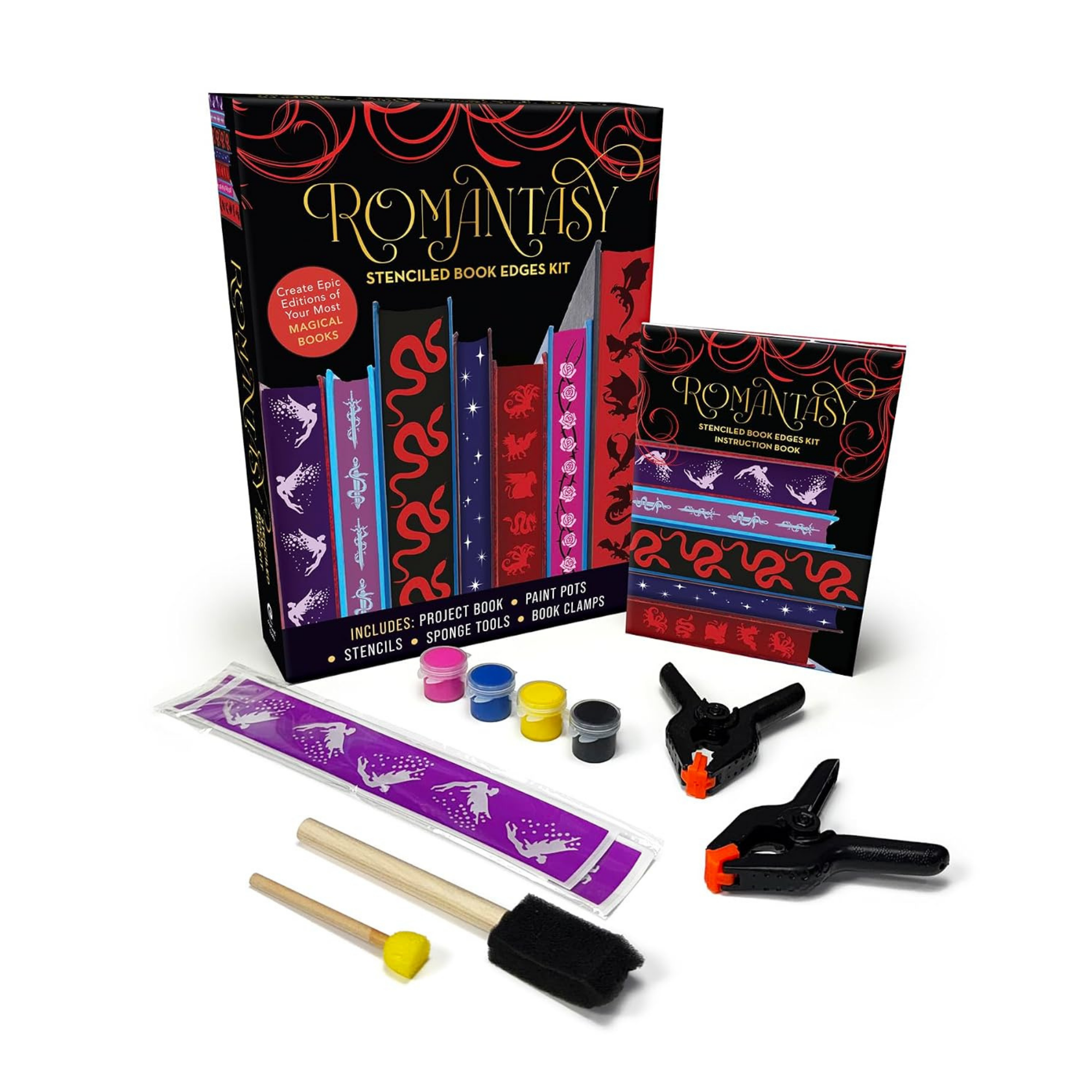 Romantasy Stenciled Book Edges Kit