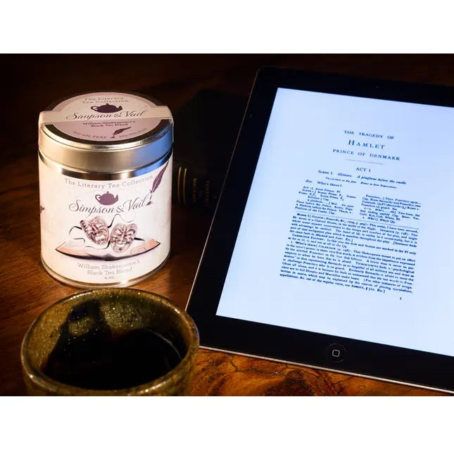 William Shakespeare's Black Tea Blend Literary Tea Tin 113g