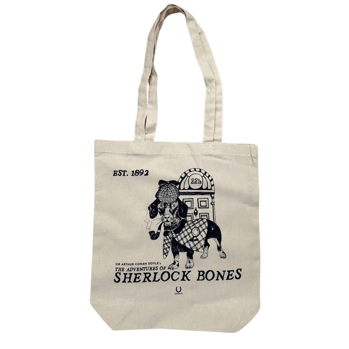 Sherlock Bones Fairtrade Organic Tote Bag