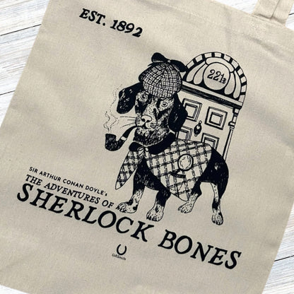 Sherlock Bones Fairtrade Organic Tote Bag