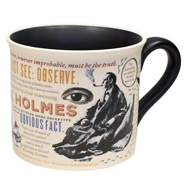 Sherlock Holmes Quotes Mug - REDUCED