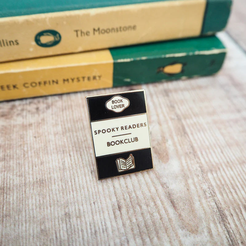 Spooky Readers Book Club Enamel Pin Badge