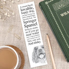 Springer Spaniel Dog Bookmark