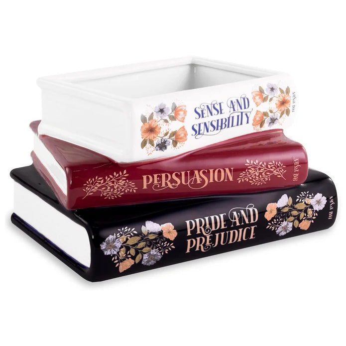 Stacked Books Planter - Jane Austen