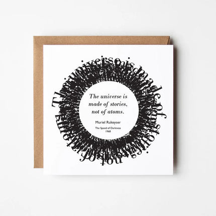 Muriel Rukeyser quote card