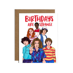 Stranger Things Birthday Card