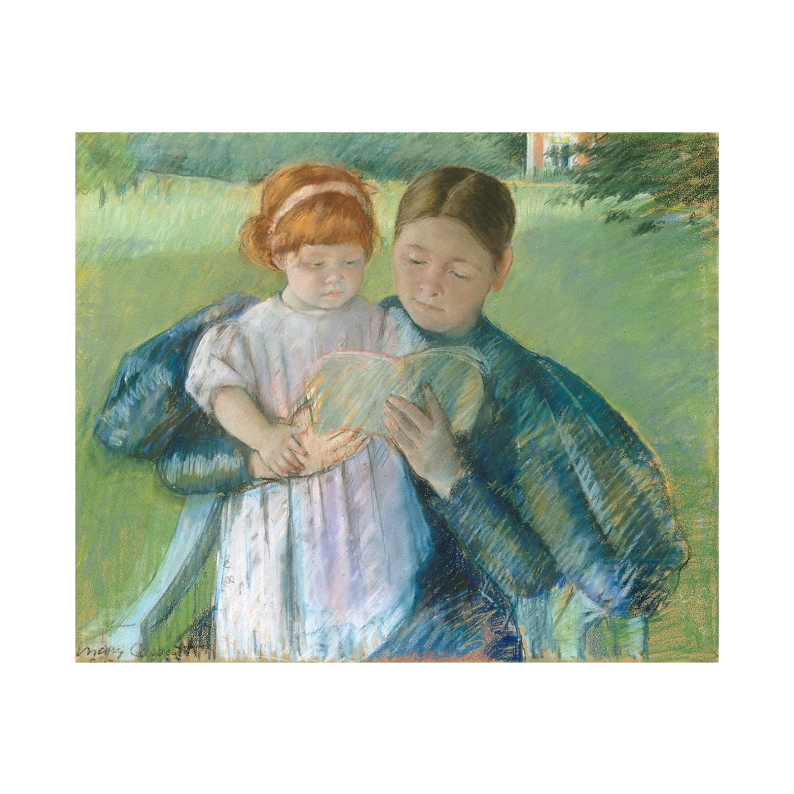 The Reading Woman: Nurse Reading to a Little Girl