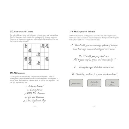 The Shakespeare Puzzle Book