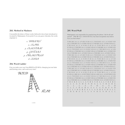 The Shakespeare Puzzle Book