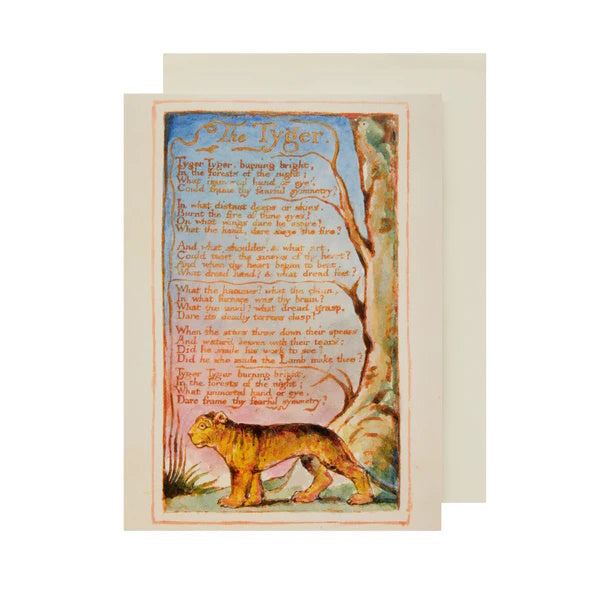 The Tiger Greeting Card William Blake