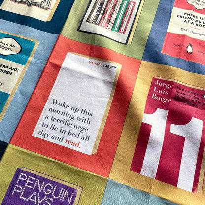 The Joy of Reading Book Quote Tea Towel