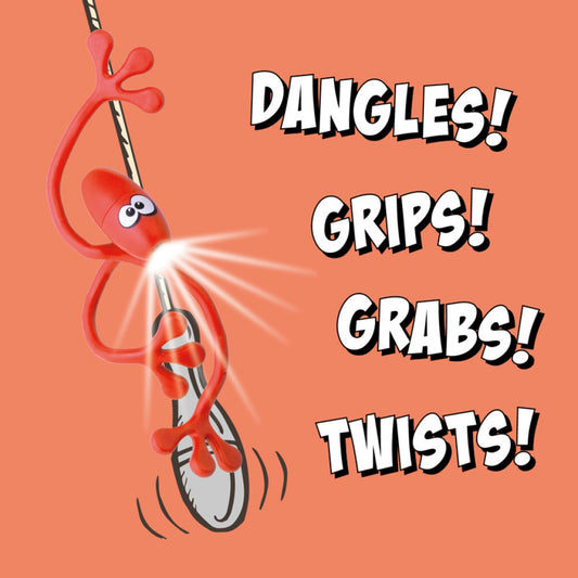 The Super Bendy Book Light - Dangles Grips Grabs Twists