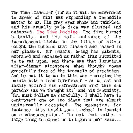 The Time Machine - H.G. Wells Greeting Card