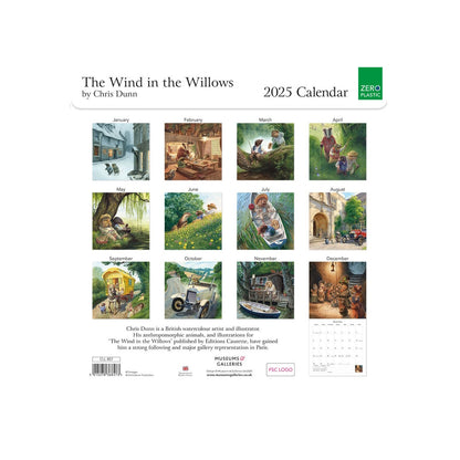 The Wind in the Willows 2025 Calendar