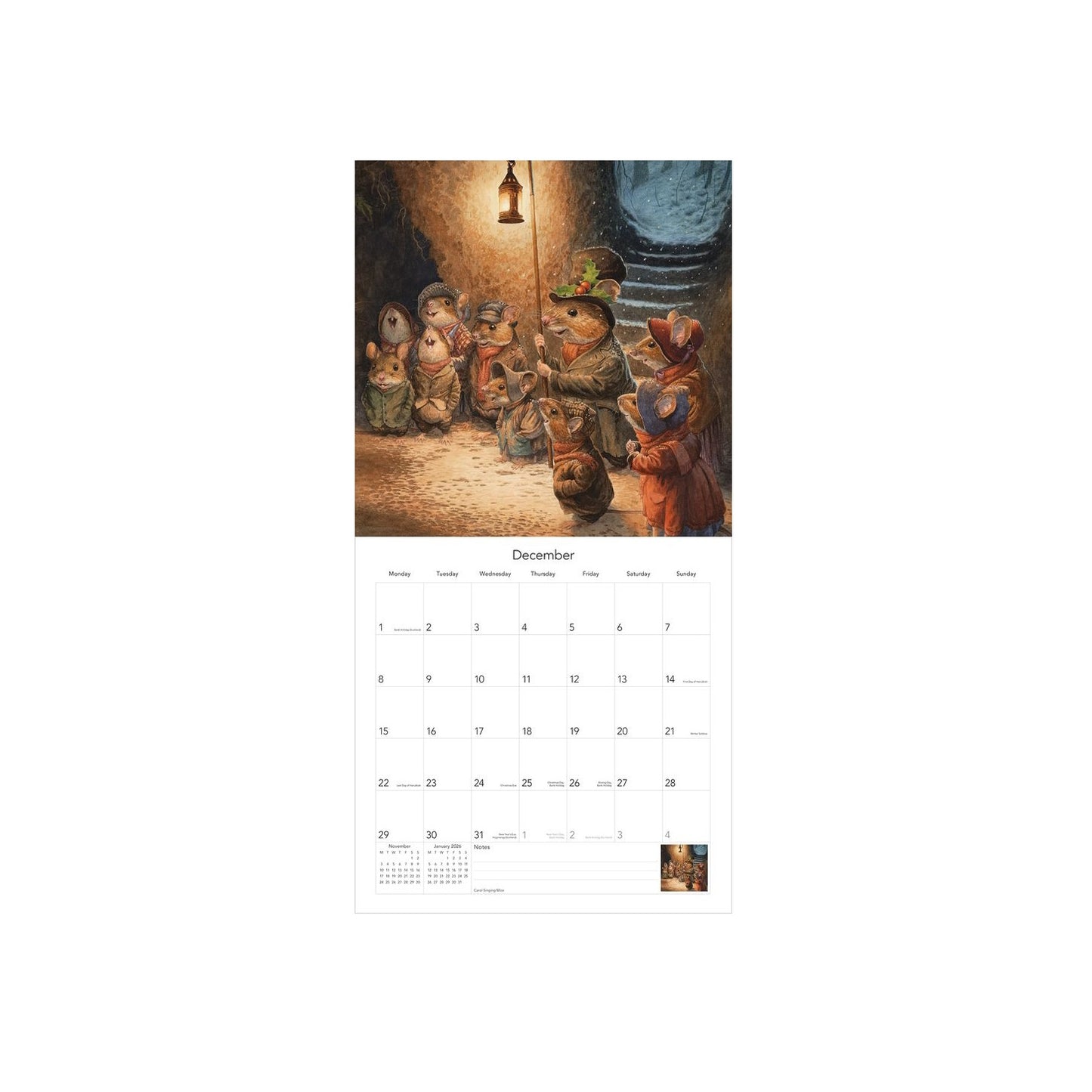 The Wind in the Willows 2025 Calendar