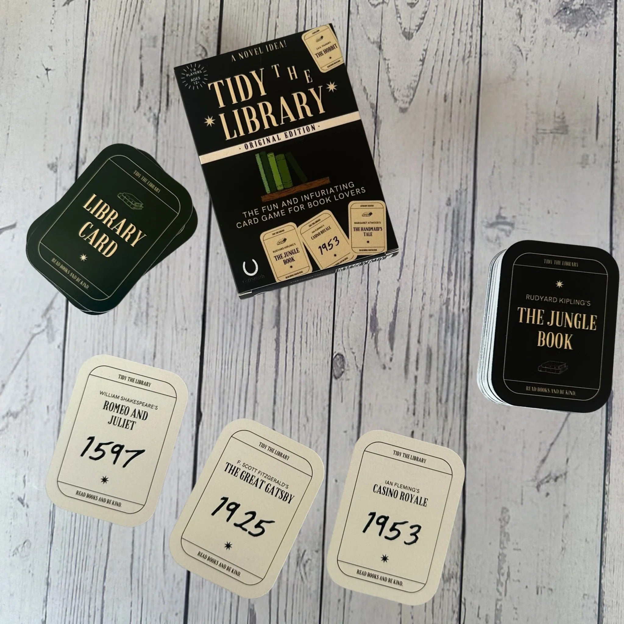 Tidy the Library - Original Card Game for Book Lovers