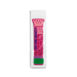 Pink bookmark with text on a white background