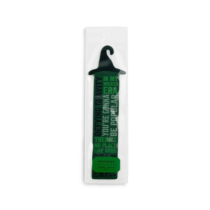Wicked Witch Hat (Green) Faux Leather Bookmark
