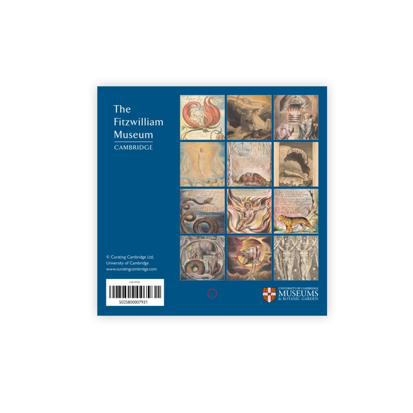 William Blake's Universe - 2025 Mini Calendar