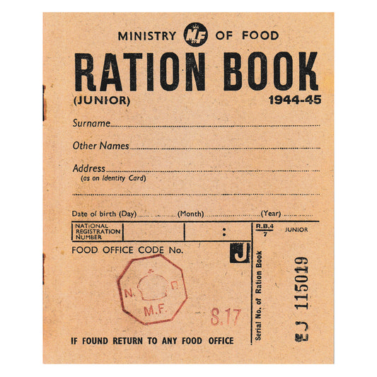 World War 2 Replica Ration Book