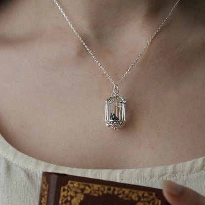 Jane Eyre Silver Bookish Pendant Necklace