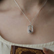 Jane Eyre Silver Bookish Pendant Necklace