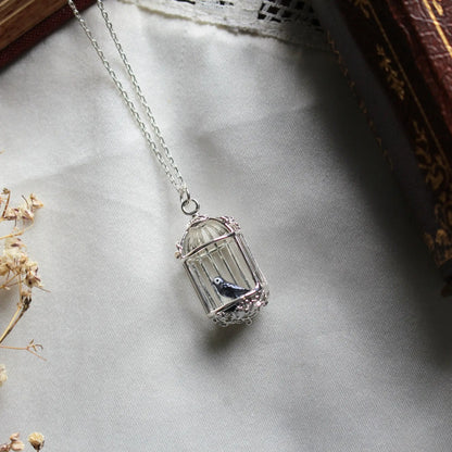 Jane Eyre Silver Bookish Pendant Necklace