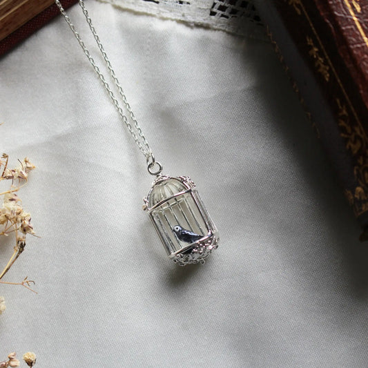 Jane Eyre Silver Bookish Pendant Necklace