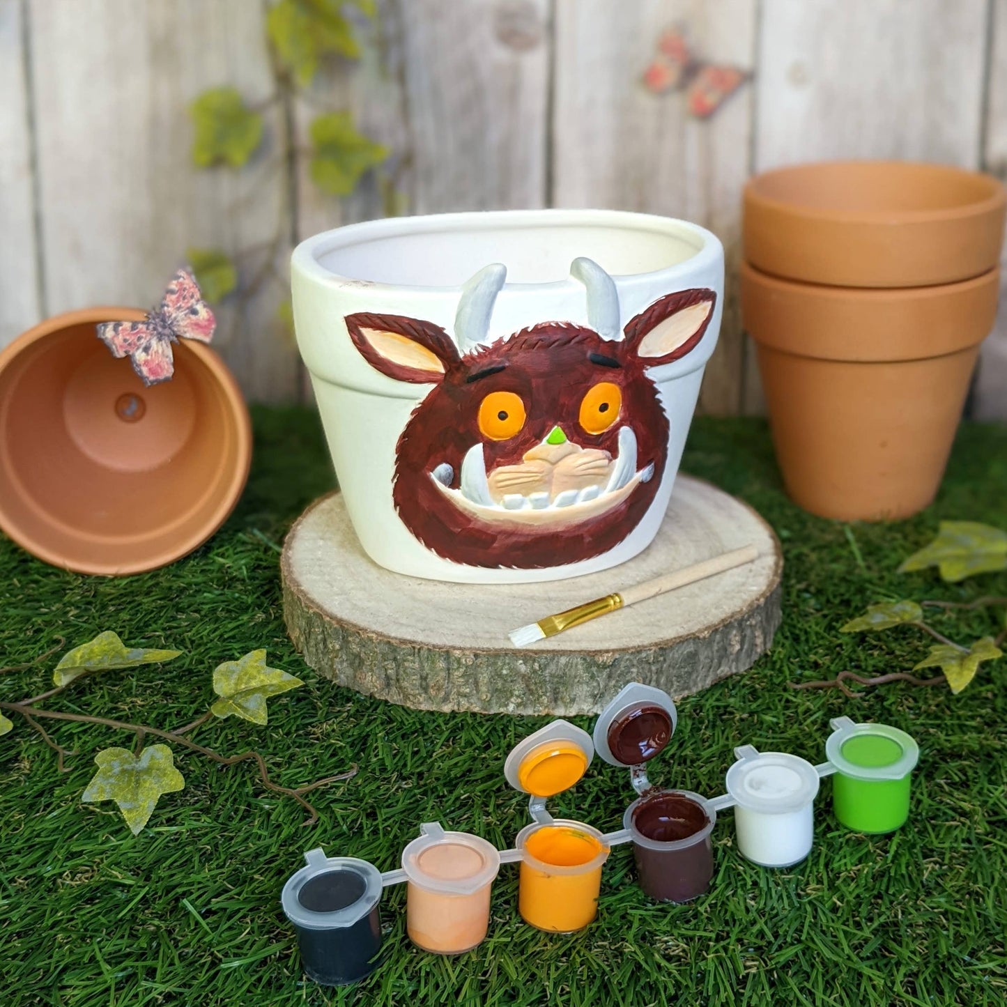 Paint Your Own Plant Pot - The Gruffalo