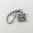 Pile of Books Pewter Keyring