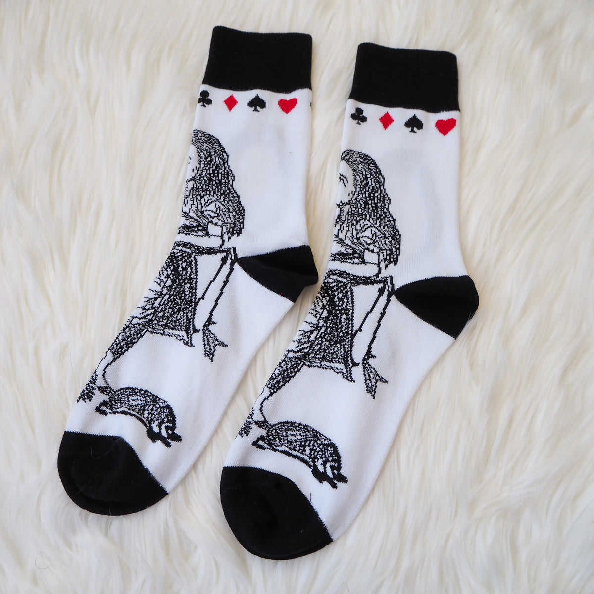  Alice in Wonderland Socks from Literary Emporium.