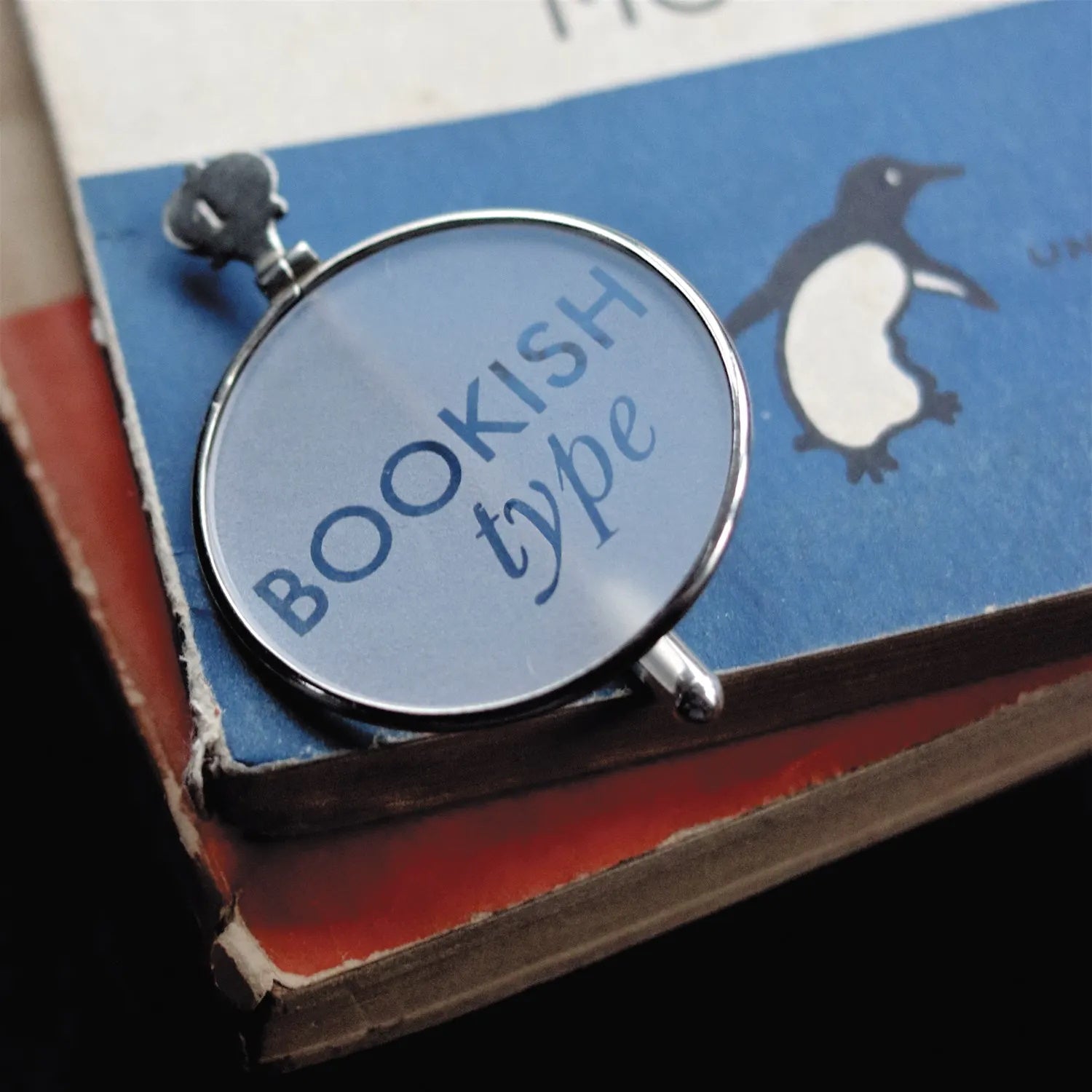 Bookish Type Blank Greeting Card Holy Mackerel