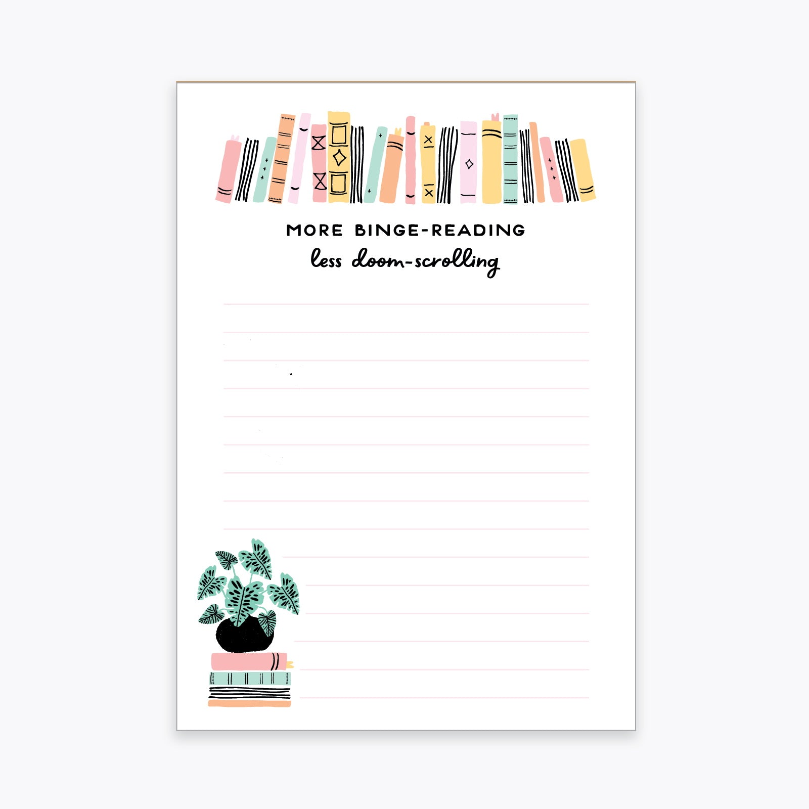 Binge-reading Notepad