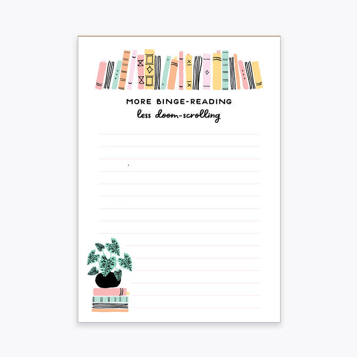 Binge-reading Notepad