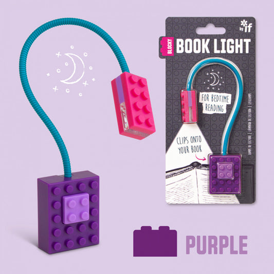 Blocky Book Light - Purple
