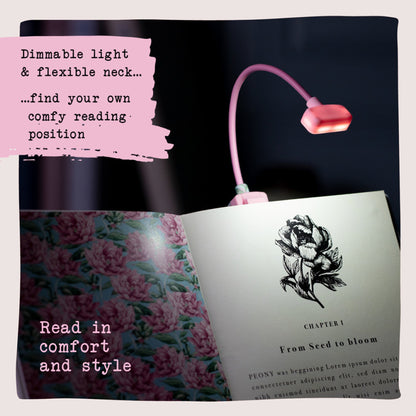 Book Lover's Reading Light - Floral