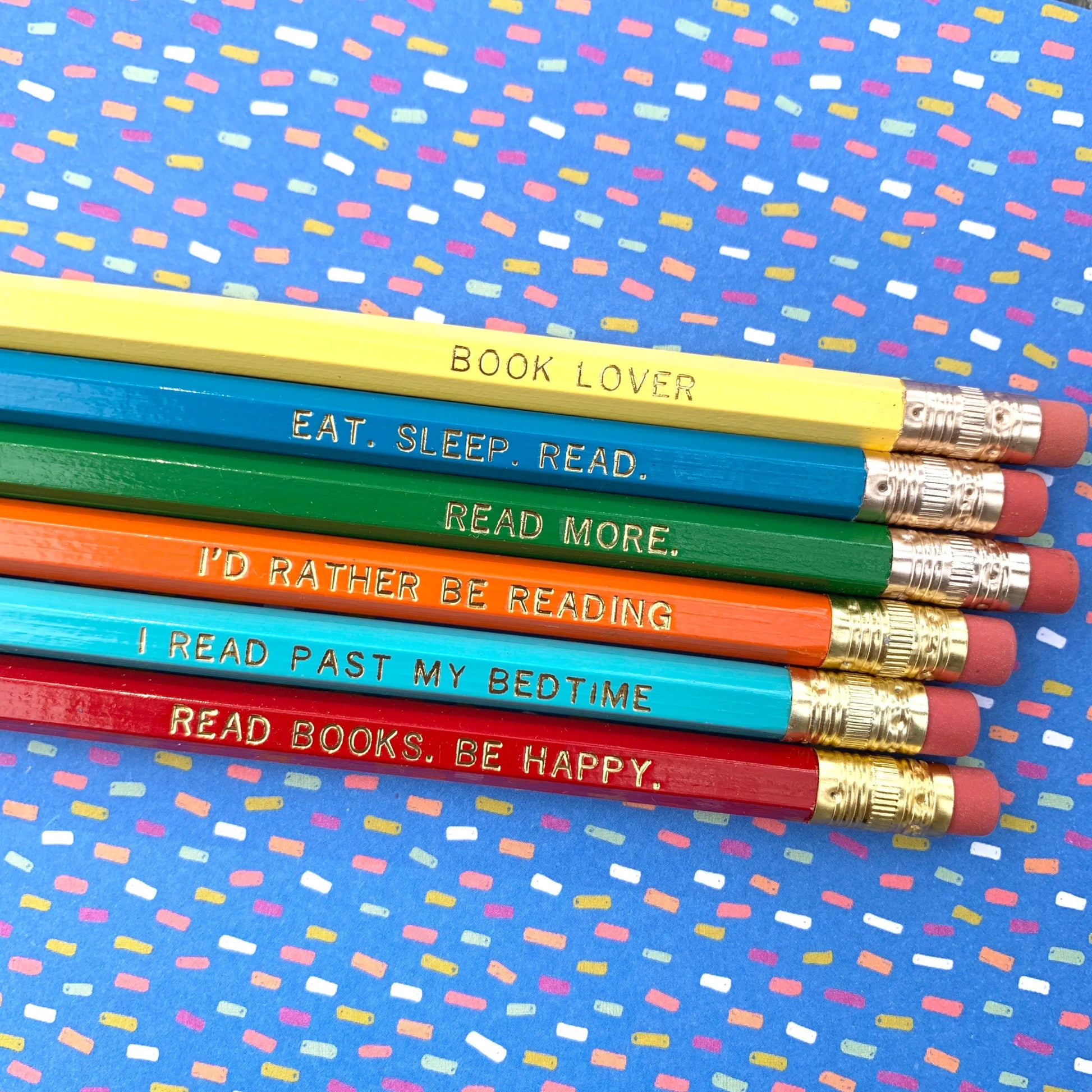 Book Lover Pencils - Set of 6
