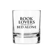 Book Lovers Never Go to Bed Alone Rocks Glass from Fly Paper Products