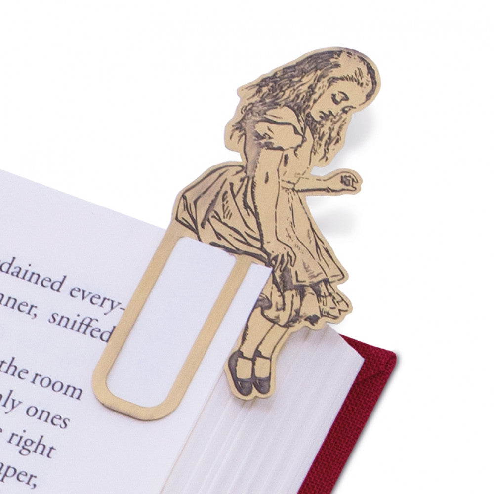 Alice in Wonderland Brass Bookminders Page Markers