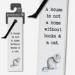 Books and a Cat Bookmark