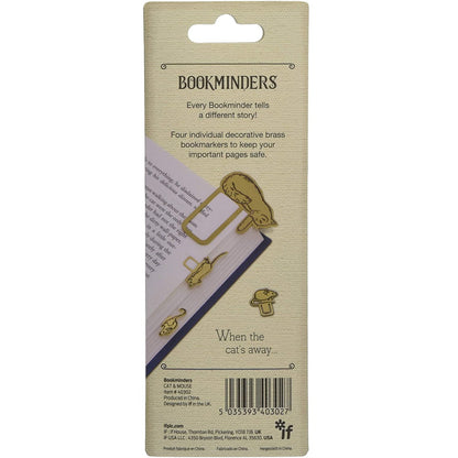 Cat & Mouse Brass Bookminders Page Markers