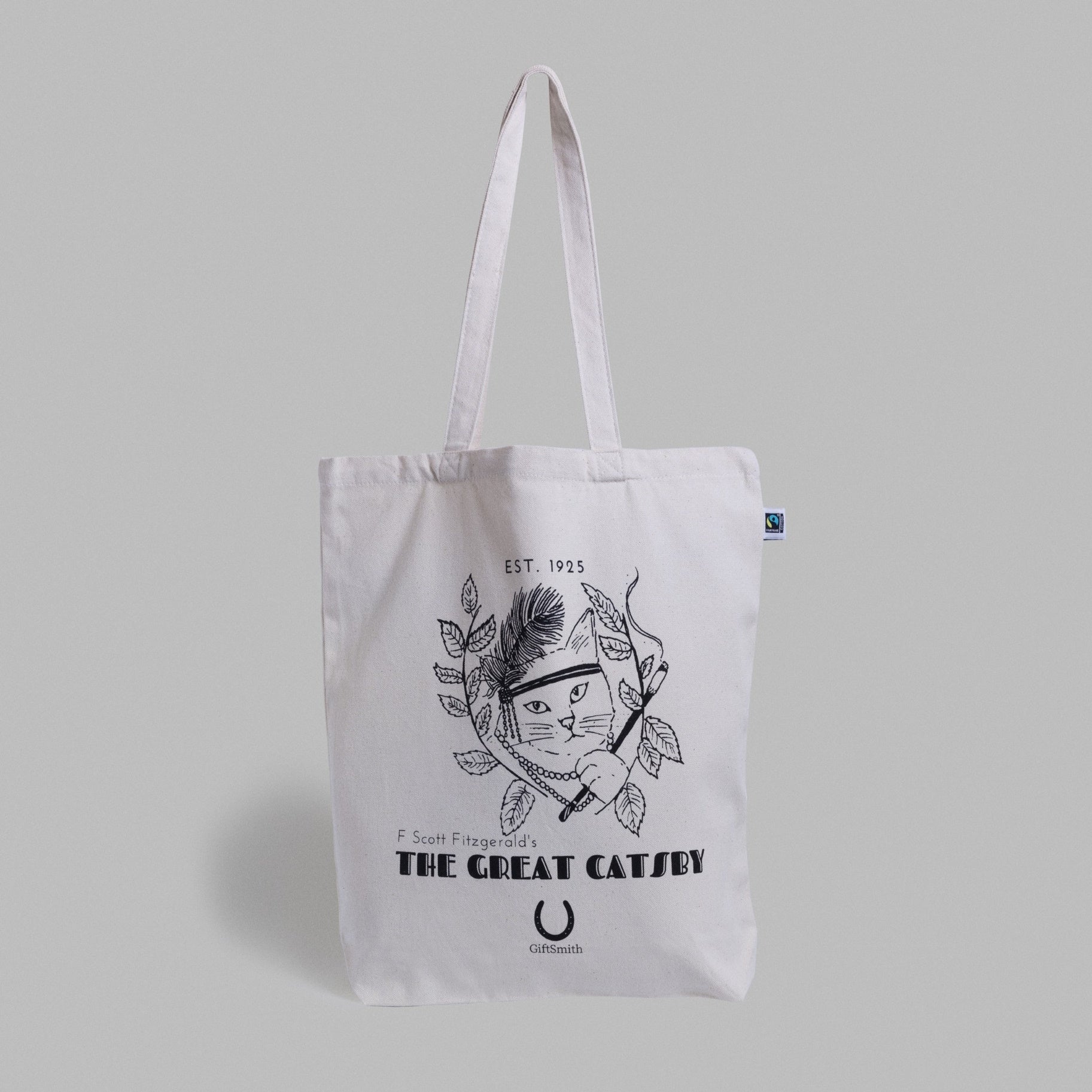 The Great Catsby Fairtrade Organic Tote Bag