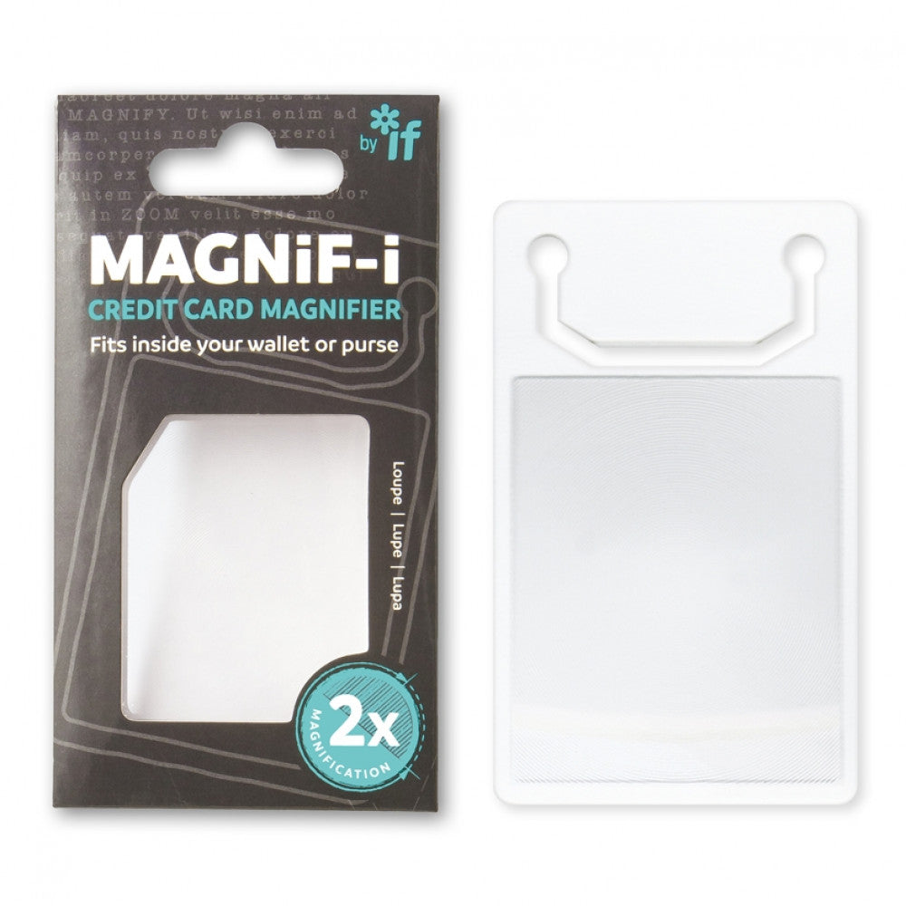 MAGNiF-i Credit Card Magnifier