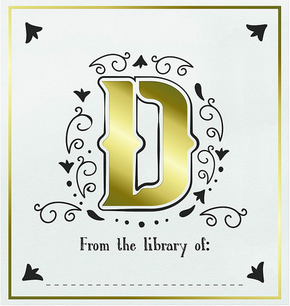 Letter Book Plates D